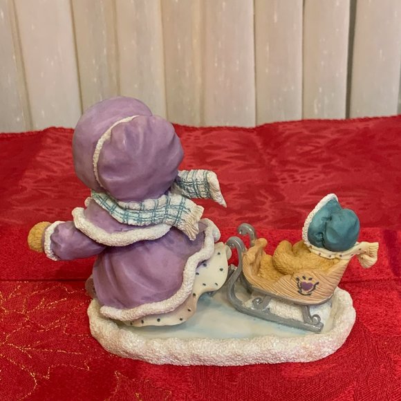 Cherished Teddies - Gretchen - Winter Brings A Season of Joy - Sleigh Riding - Picture 5 of 8
